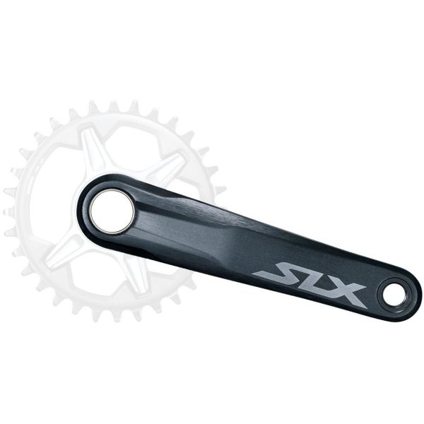 Load image into Gallery viewer, Shimano - Crankstel 12-speed SLX FC-M7130-1 zonder kettingblad 175 mm - zwart
