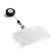 Durable kaarthouder - 8,5 x 5,4 cm - inclusief badge reel - 10 stuks