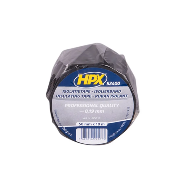 Afbeelding laden in galerijviewer, Hpx pvc isolatietape 50 mm x 10 meter - zwart
