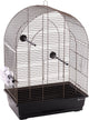 Flamingo parkietenkooi klara 2 45x28x62.5 metallic taupe