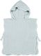 Meyco baby wavy badponcho - badstof - grey blue - 1-3 jaar