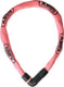 Abus fietsslot kettingslot - tresor 6807c - security level 7 - roze - 110 cm - geschikt voor elektrische fietsen en stadsfietsen
