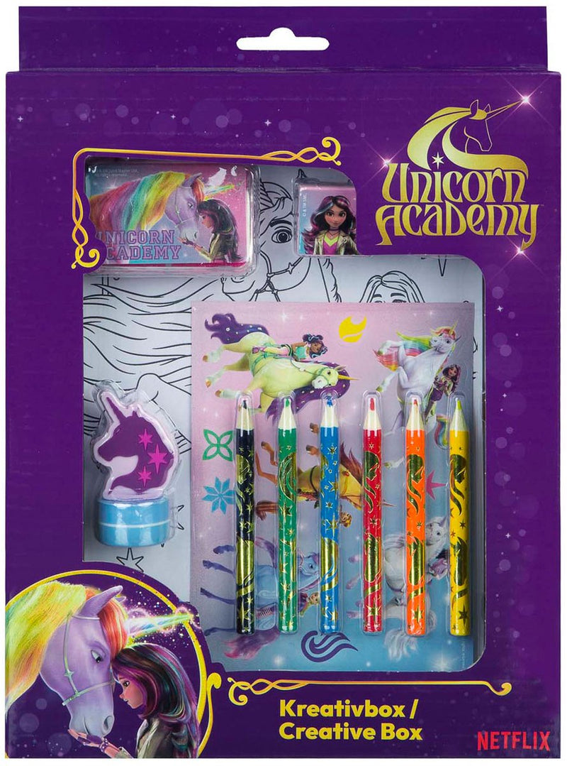 Afbeelding laden in galerijviewer, Undercover unicorn academy knutselbox, 21dlg
