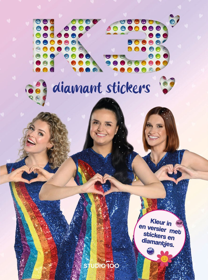 ギャラリービューアに画像をロードする, Studio 100 k3 kleurboek - diamant stickers
