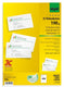 Sigel visitekaartjes a4 190 g m² mat wit 40 vellen