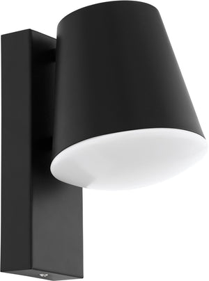 Eglo caldiero wandlamp buiten - e27 - 24 cm - antraciet wit