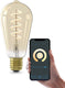 Calex slimme led lamp - e27 - wifi verlichting - filament - st64 - smart lichtbron goud - dimbaar - warm wit licht - 7w
