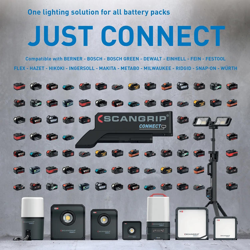 Load image into Gallery viewer, Scangrip adapter connector adapter 18v battery bosch f.work lights
