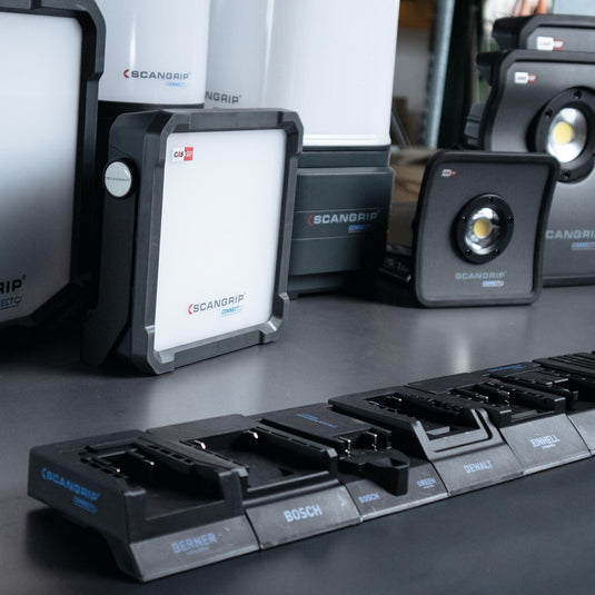 Scangrip adapter connector adapter 18v battery wuert f.work lights