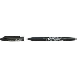 Rollerball pilot fijn 0,35mm zwart gum direct overschrijfbaar uitwisbaar