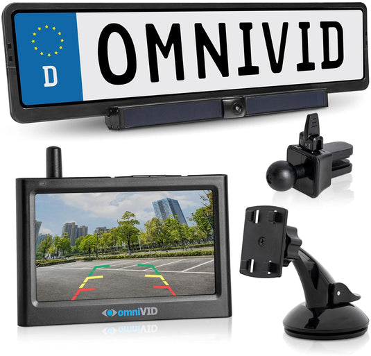 Omnivid einparkhilfe solar4 reversing video system solar 4