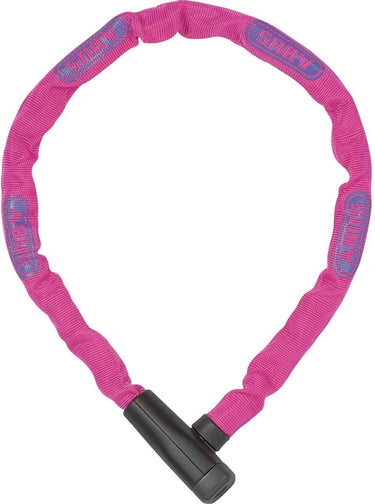 Abus fietsslot kettingslot - steel-o-chain™ 5805k - security level 5 - roze - 75 cm - geschikt voor elektrische fietsen en stadsfietsen