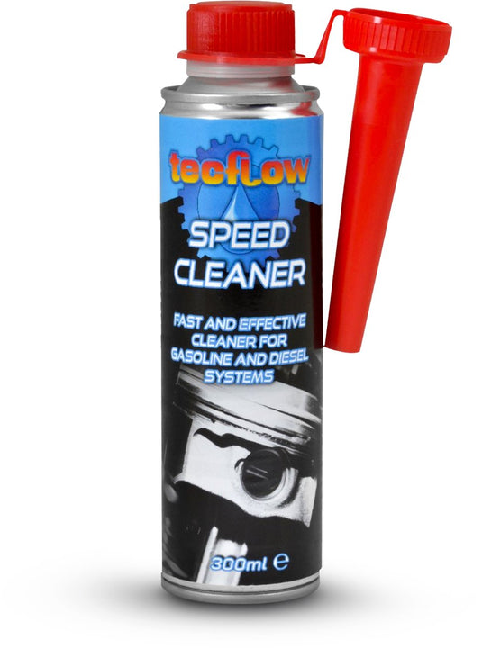 Tecflow speed cleaner - brandstofsysteem - motor reiniger - verlaagt emissie + verbruik - roetfilter - injector reiniger - benzine + diesel additief - 300 ml