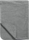 Meyco baby uni ledikant deken - geweven - grey - 100x150cm - 1.0 tog