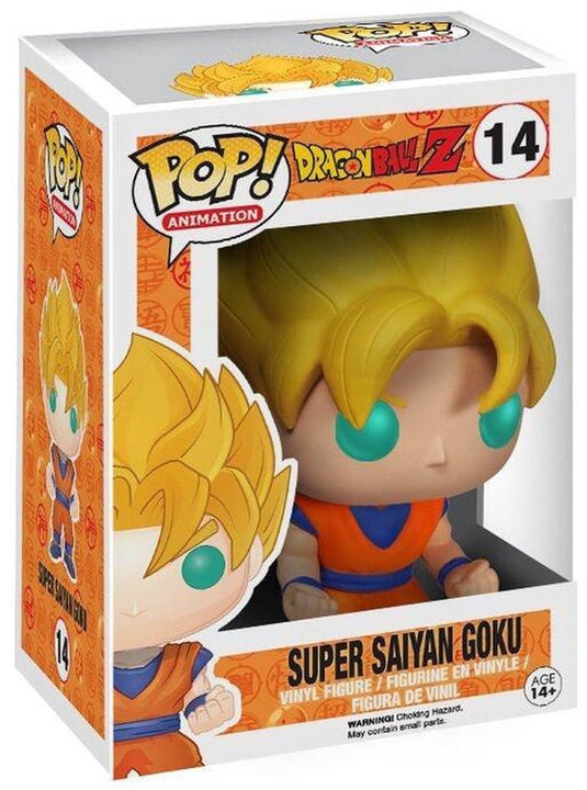 Funko pop animation: dragon ball z - super saiyan goku pop #14