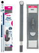 Sorbo floor mop set - mopset met microvezeldweil en rvs steel - dweilsysteem multi-click - dweil