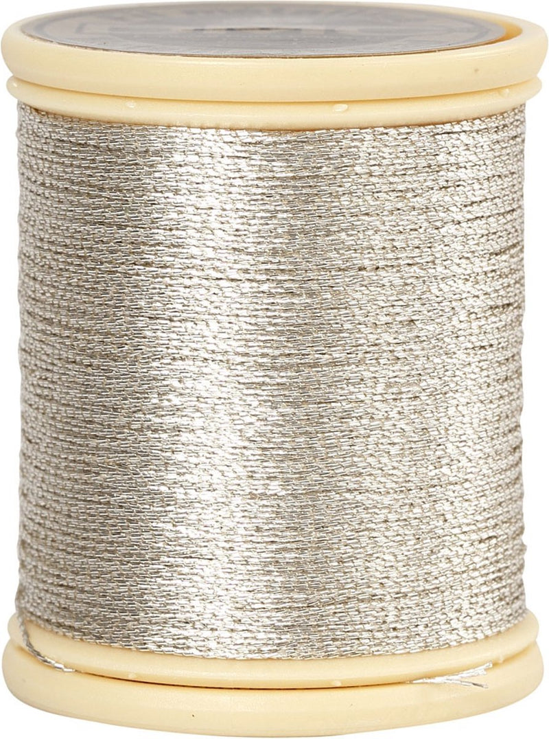 Chargez l'image dans la visionneuse de la galerie, Creotime dmc metallic draad zilver, 40m
