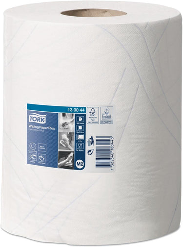 Tork wiping plus centerfeed poetspapier 2-laags m2