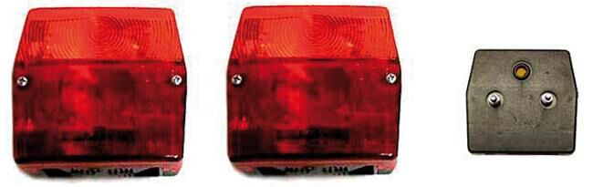 Aspöck achterlicht minipoint tail light aspoeck 2pcs. minipoint 99x93x49