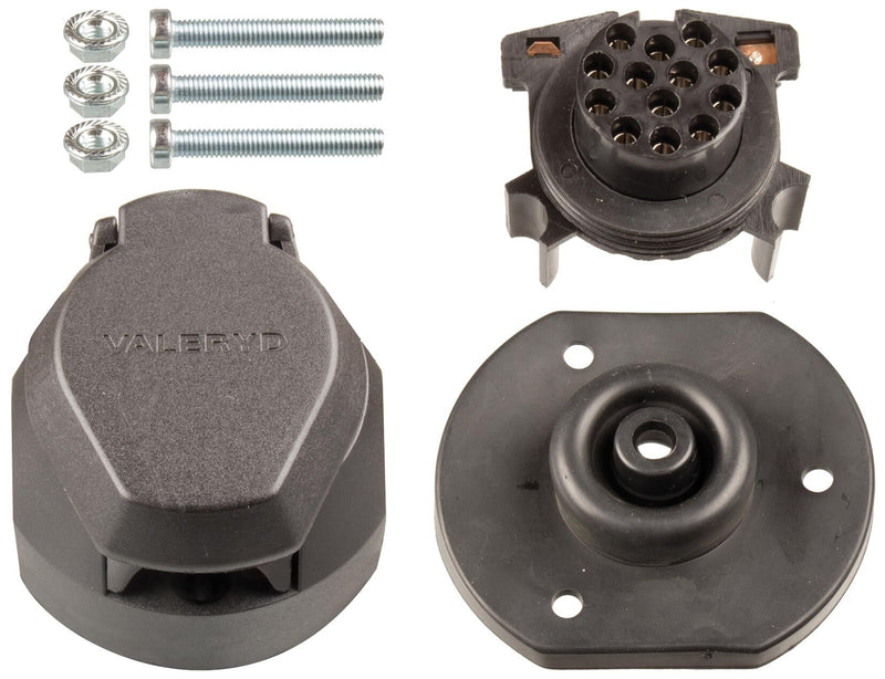 Load image into Gallery viewer, Valeryd contactdoos sockets 13-pin plastic
