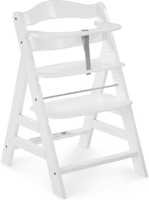 Hauck alpha+ white kinderstoel - wit fsc® gecertificeerd beukenhout