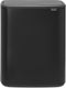 Brabantia bo touch bin prullenbak - 60 liter - 1 vak - matt black