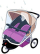 Titanium baby babsana regenhoes voor duo-rider - transparant