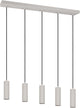 Trio soka - hanglamp - grijs warm - excl. 5x gu10 5 w - plafondbevestiging - in hoogte verstelbaar