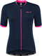 Rogelli essential fietsshirt - korte mouwen - dames - groen, roze - maat xs