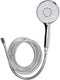 Differnz handdouche 5 standen met 1.5 m slang chroom
