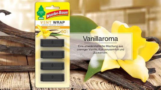 Wunder-baum luchtverfrisser vent wrap air freshener vent vanill aroma