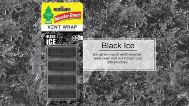 Wunder-baum lufterfrischer vent wrap air freshener vent black vent wrap
