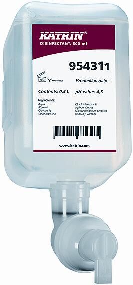 Katrin reiniger toilet seat sanitizer disinfectant foam 500ml nordvlies