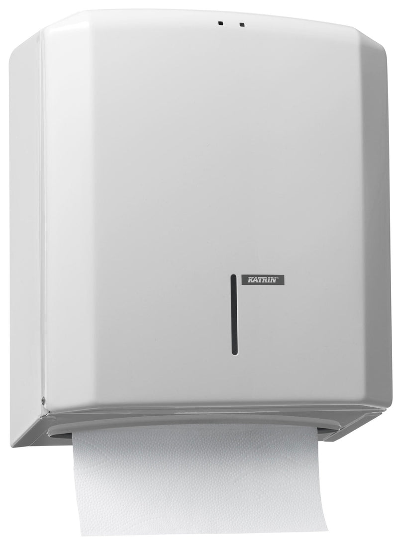 Load image into Gallery viewer, Katrin handdoekdispenser hand towel m dispenser folded towel dispenser m metal white
