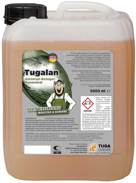 Tuga chemie universeel schoonmaakmiddel tugalan tugalan uni cleaner 5l tuga