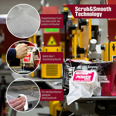 Ultragrime reinigungstuch pro scheuertuch power scrubbing cloth ult grime pro, 1pk. a 80pcs.