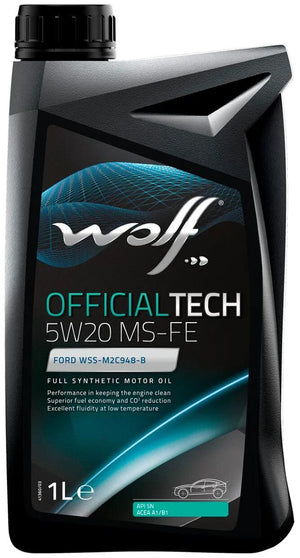 Wolf motorolie officialtech ms-fe motoroil 5w20 1l off.tech ms-fe