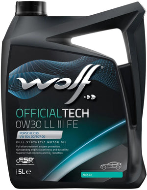 Wolf motorolie officialtech ll iii fe motoroil 0w30 5l off.tech ll iii fe