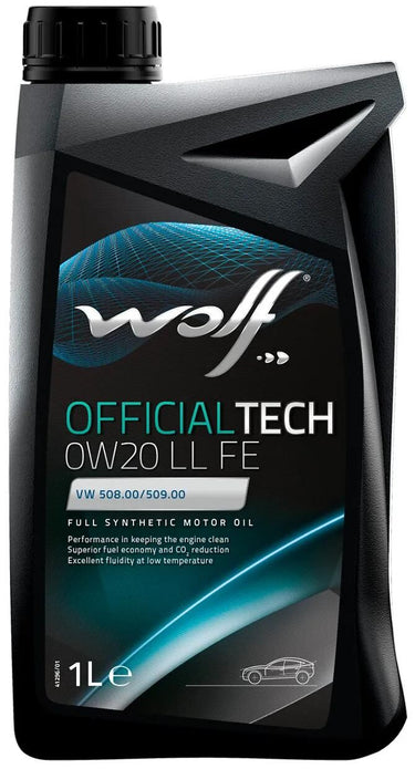 Wolf motorolie officialtech ll fe motoroil 0w20 1l off.tech ll fe