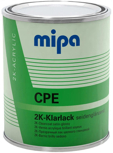 Mipa klarlack cpe 2k clear paint cpe 1 ltr.