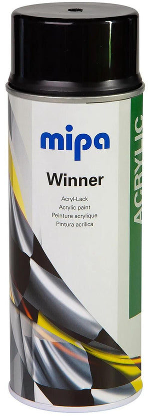 Mipa autolak winner black gloss acrylic paint 400 ml