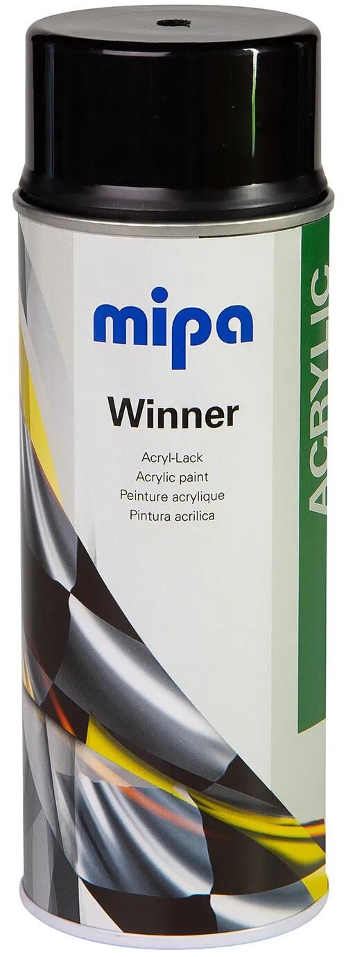 Mipa fahrzeuglack winner acrylic lacquer black glo 400 ml