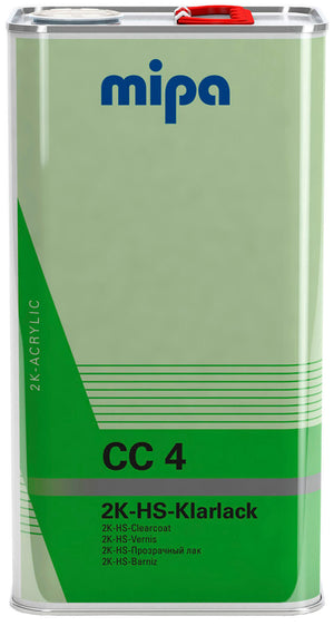 Mipa 2k-hs-blanke lak cc4 2k hs clear paint cc4 5.0