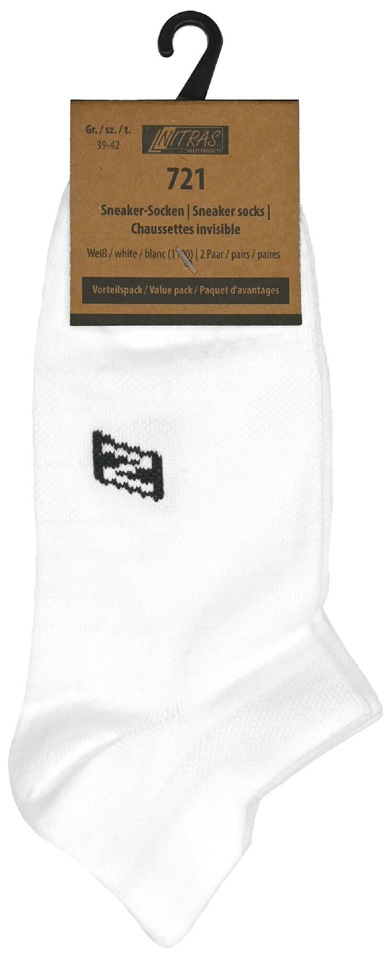 Load image into Gallery viewer, Nitras safety nitras sokken sneaker sneaker-sock.we gr.39-42 nitras 1pk with 2 pairs
