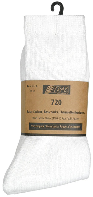 Nitras safety sokken basic basic-socks we gr.47-50 nitras 1pk with 5 pairs