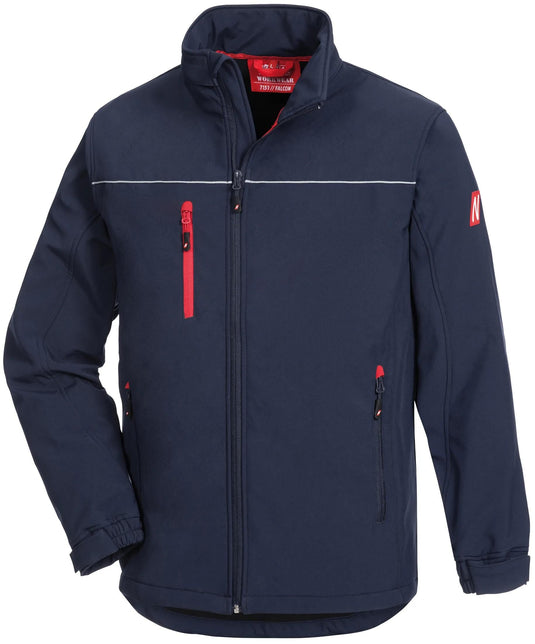 Nitras safety softshell jack motion tex light softshell jacket gr. l motion tex light blue