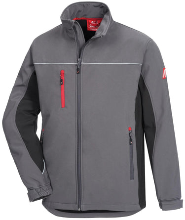 Nitras safety softshell jack motion tex light softshell jacket gr. l motion tex light gray sw