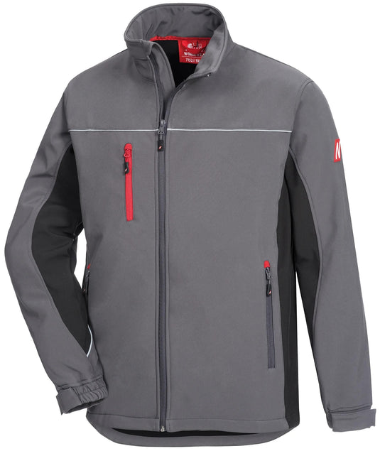 Nitras safety softshell jack motion tex light softshell jacket gr. xl motion tex light gray sw