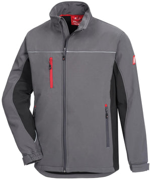 Nitras safety softshell jack motion tex light softshell jacket gr. xxl motion tex light gray sw