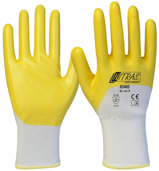 Nitras safety nitrilhandschoen nitrile glove size 9 nitras